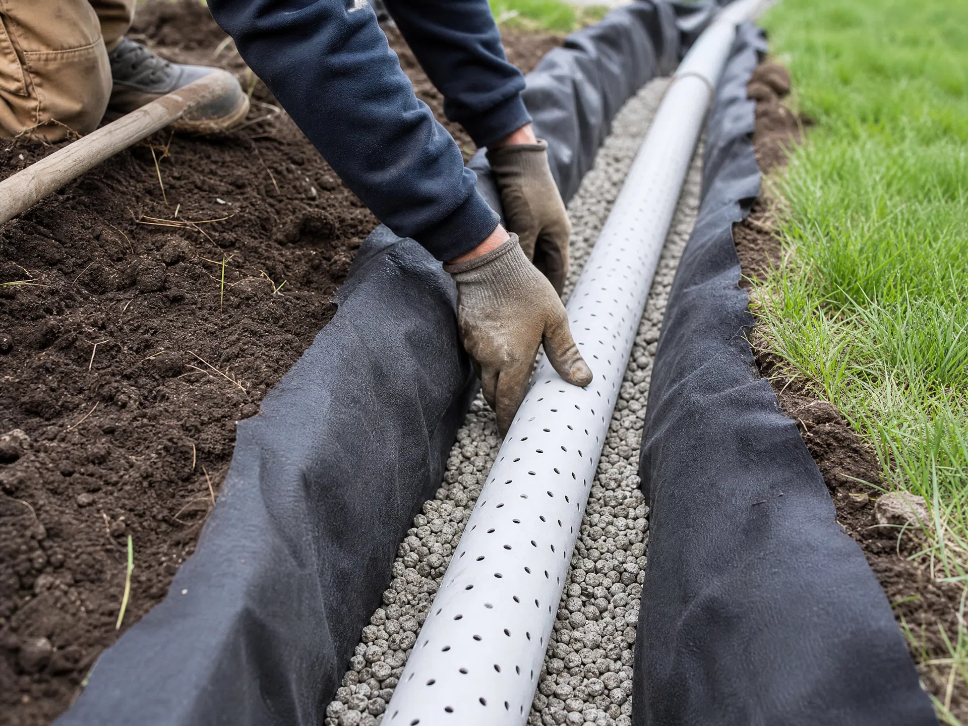 French Drain Installation