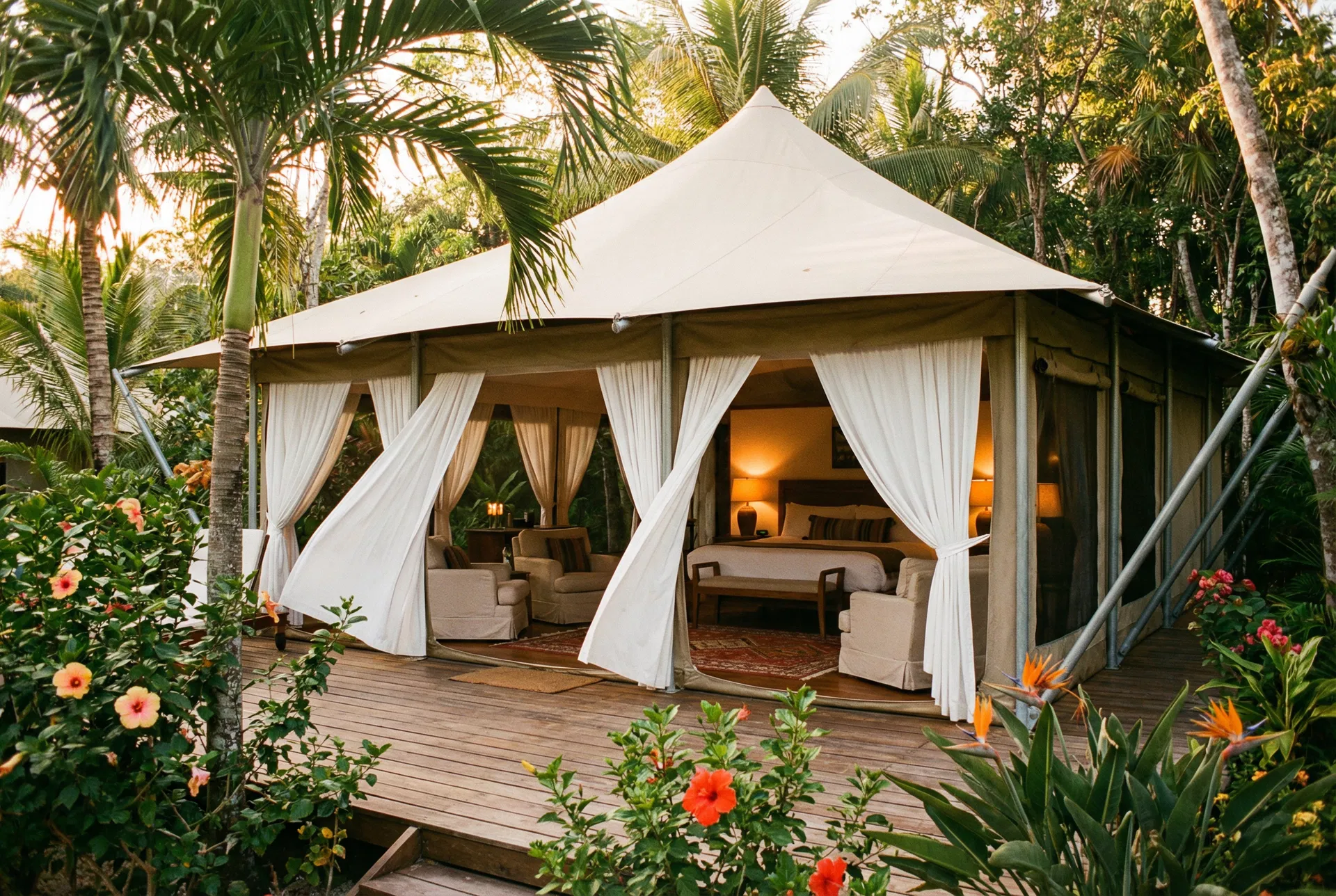Safari Tents by Jumei — luxury glamping structure for sale in Jalisco and Nayarit Mexico