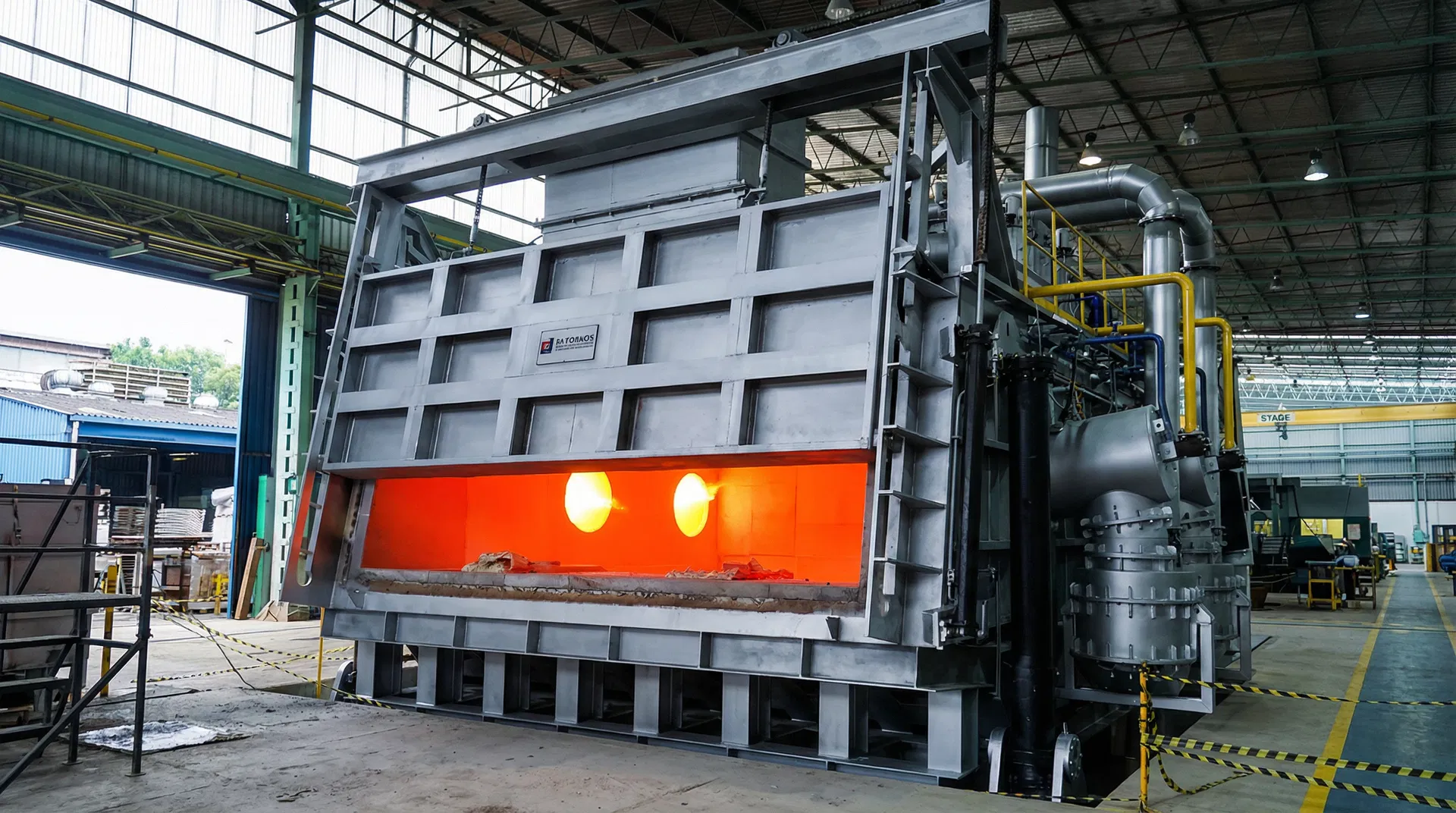 Forno Basculante de Fusão