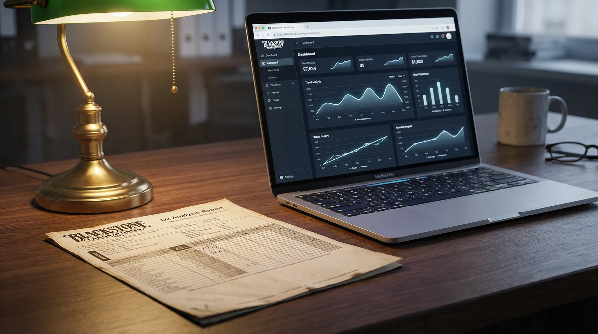 Blackstone report to digital dashboard