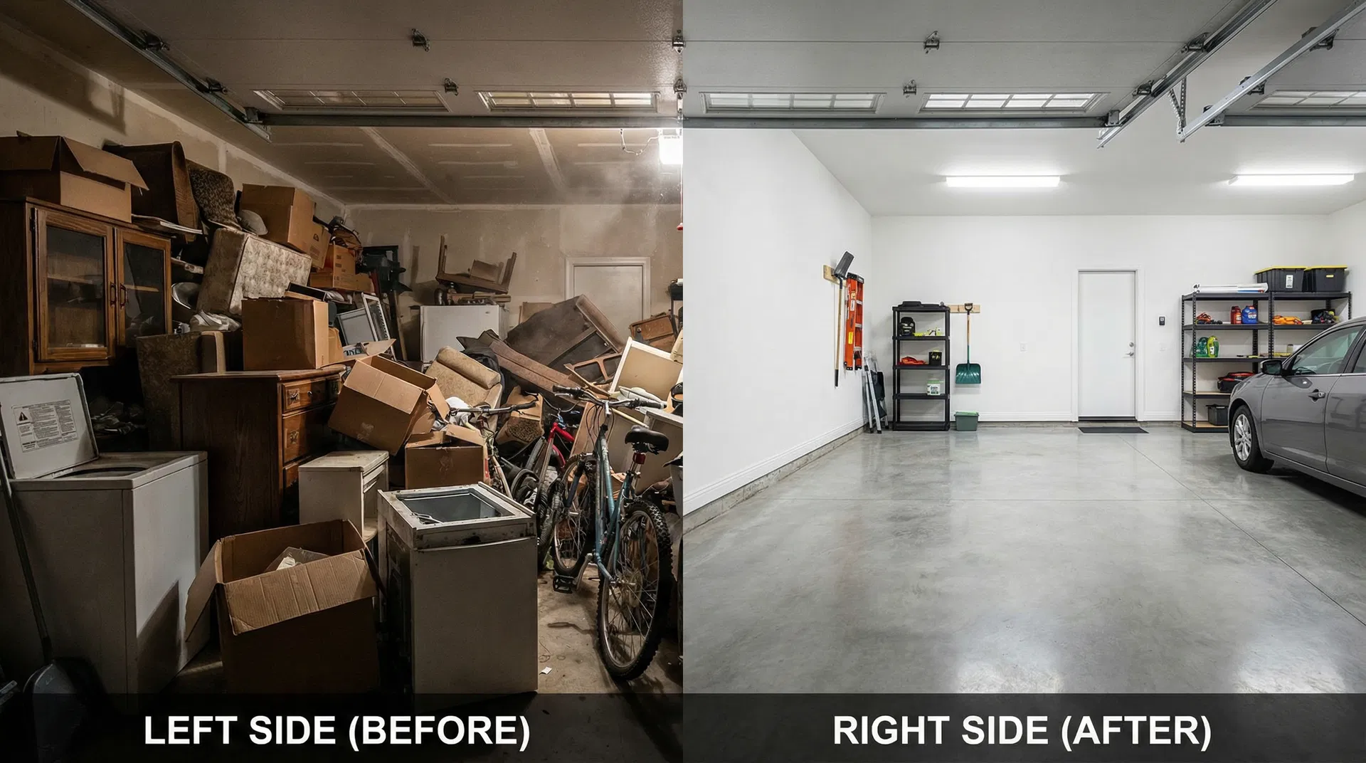 Before and after: Garage Cleanout