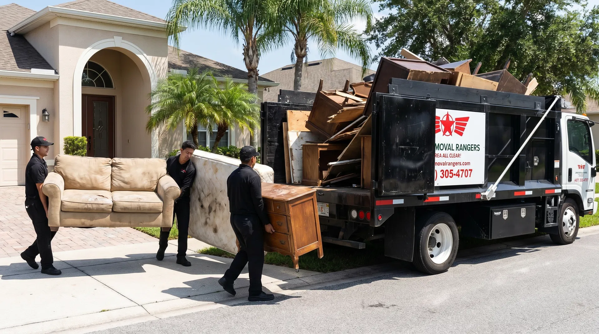 Furniture Removal in Orlando: Old Couch, Mattress & Appliance Pickup