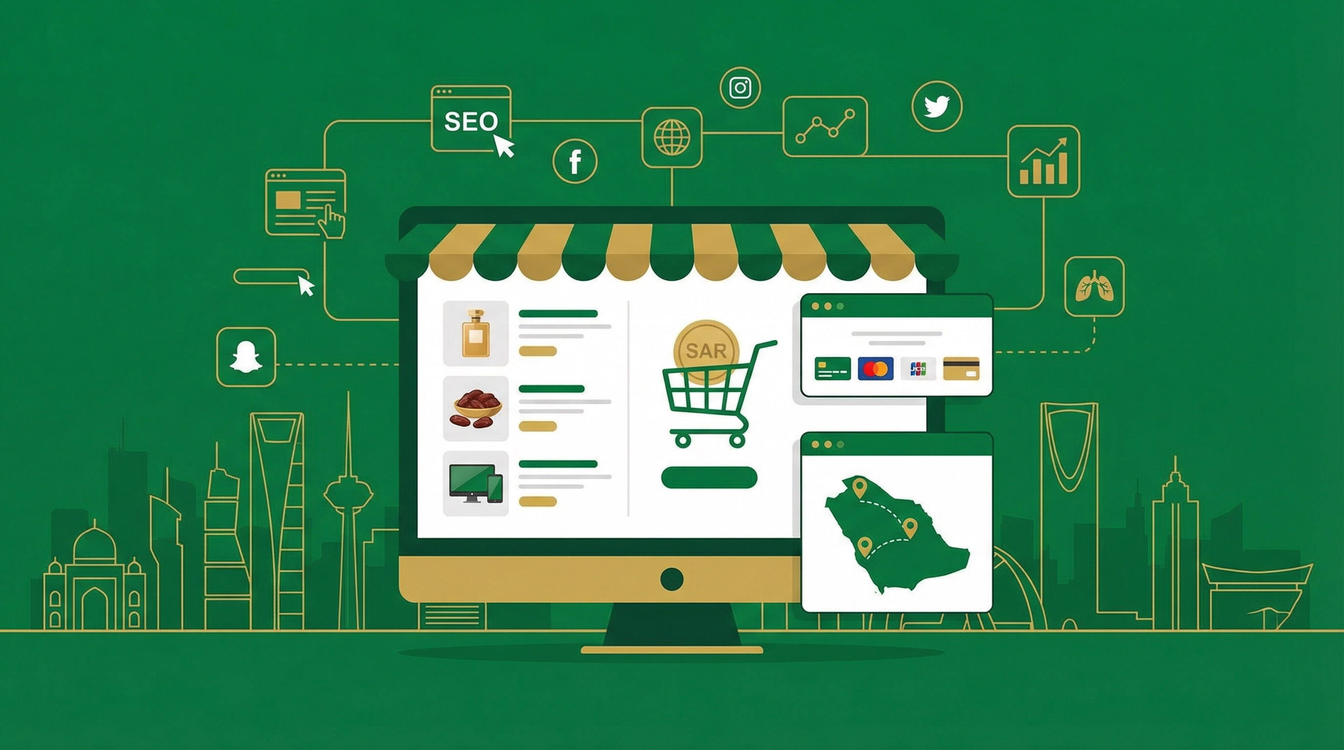 التسويق الرقمي للتجارة الإلكترونية في السعودية: دليلك الشامل للنجاح