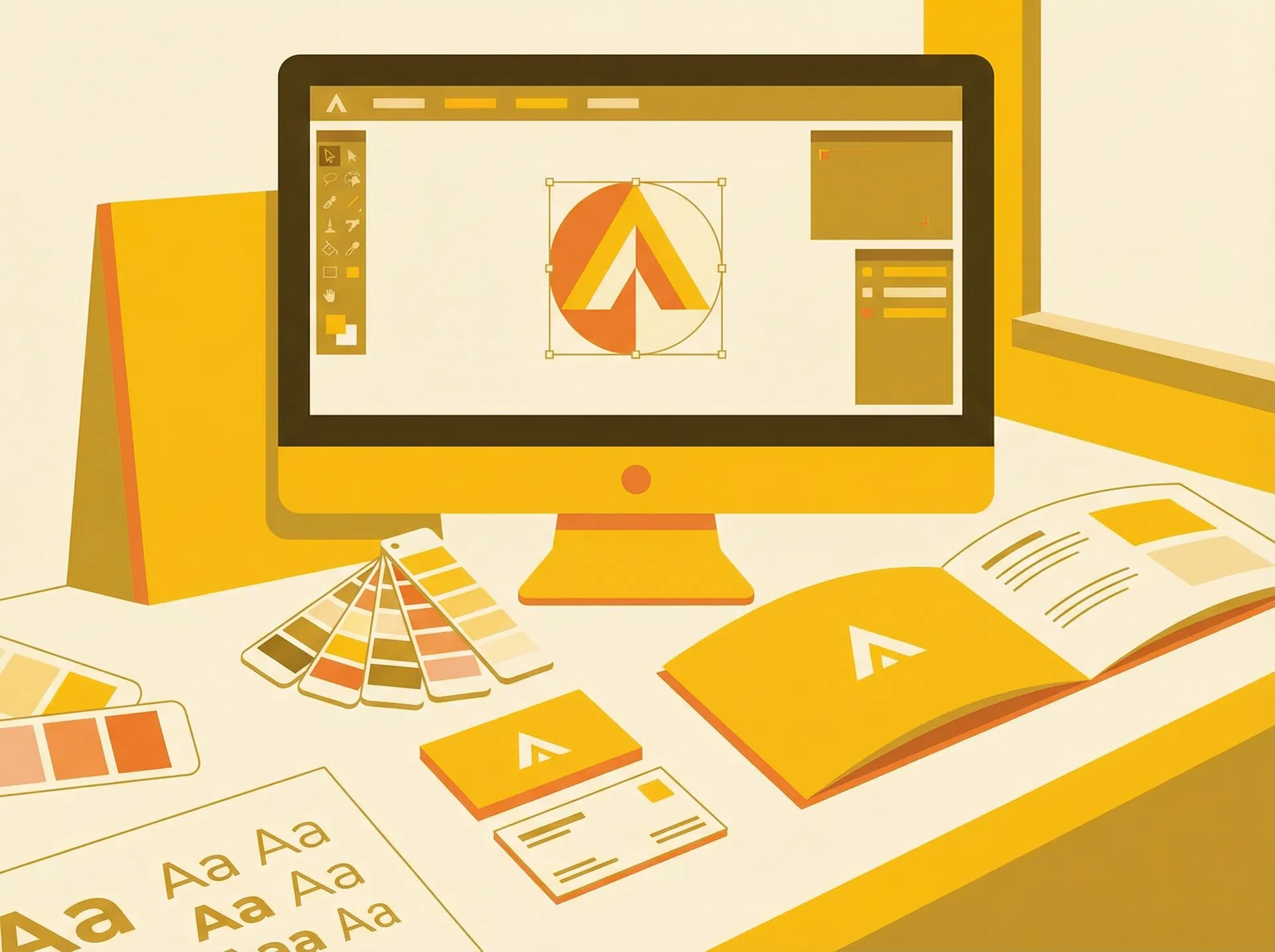 الهوية البصرية والتصميم