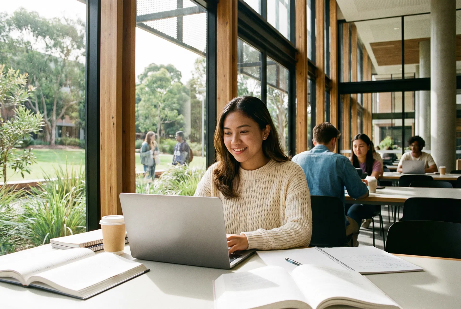 Indonesian student studying at an Australian university on a Subclass 500 student visa