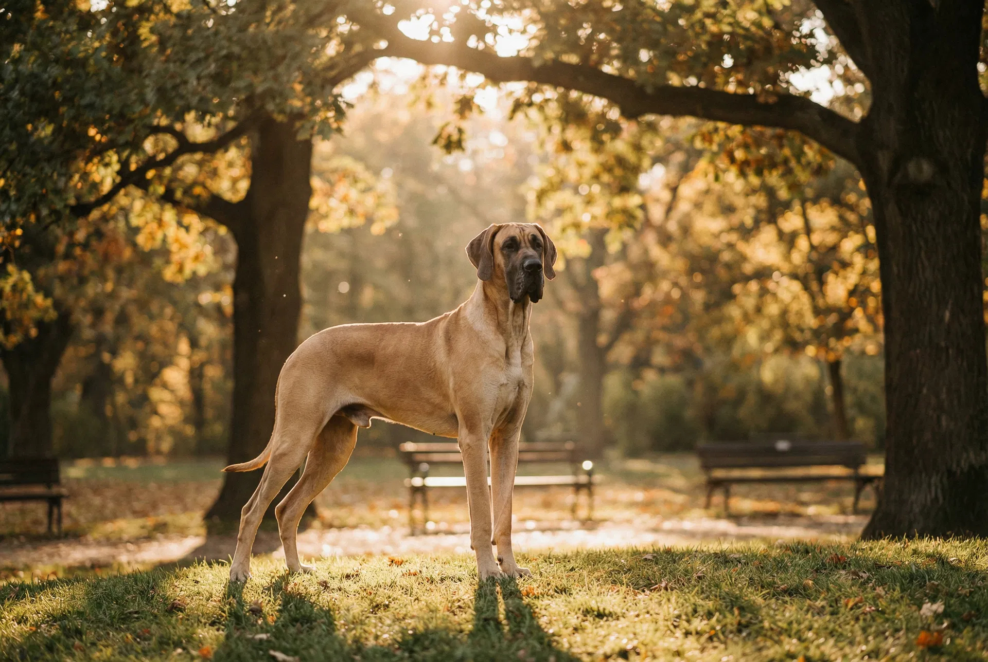 Great Dane — a large breed not suitable for group daycare