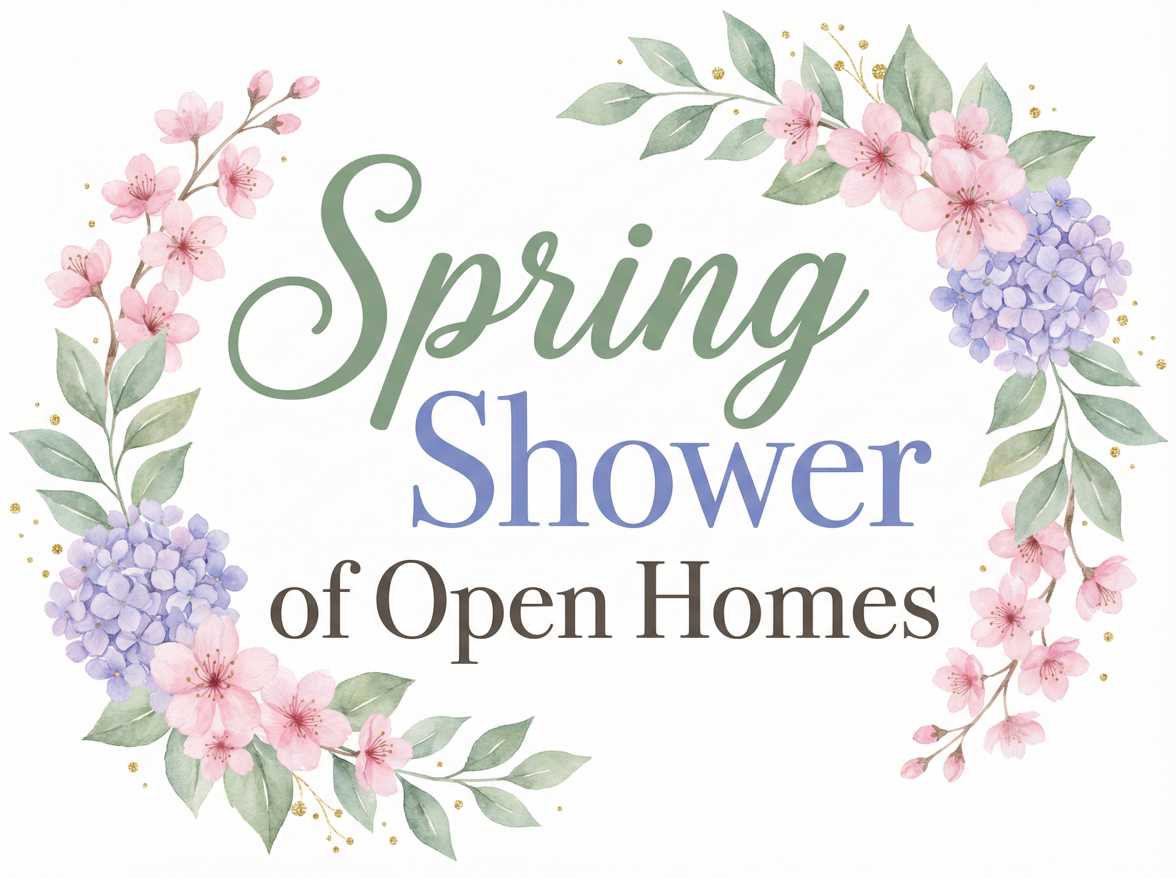 Spring Shower of Open Homes