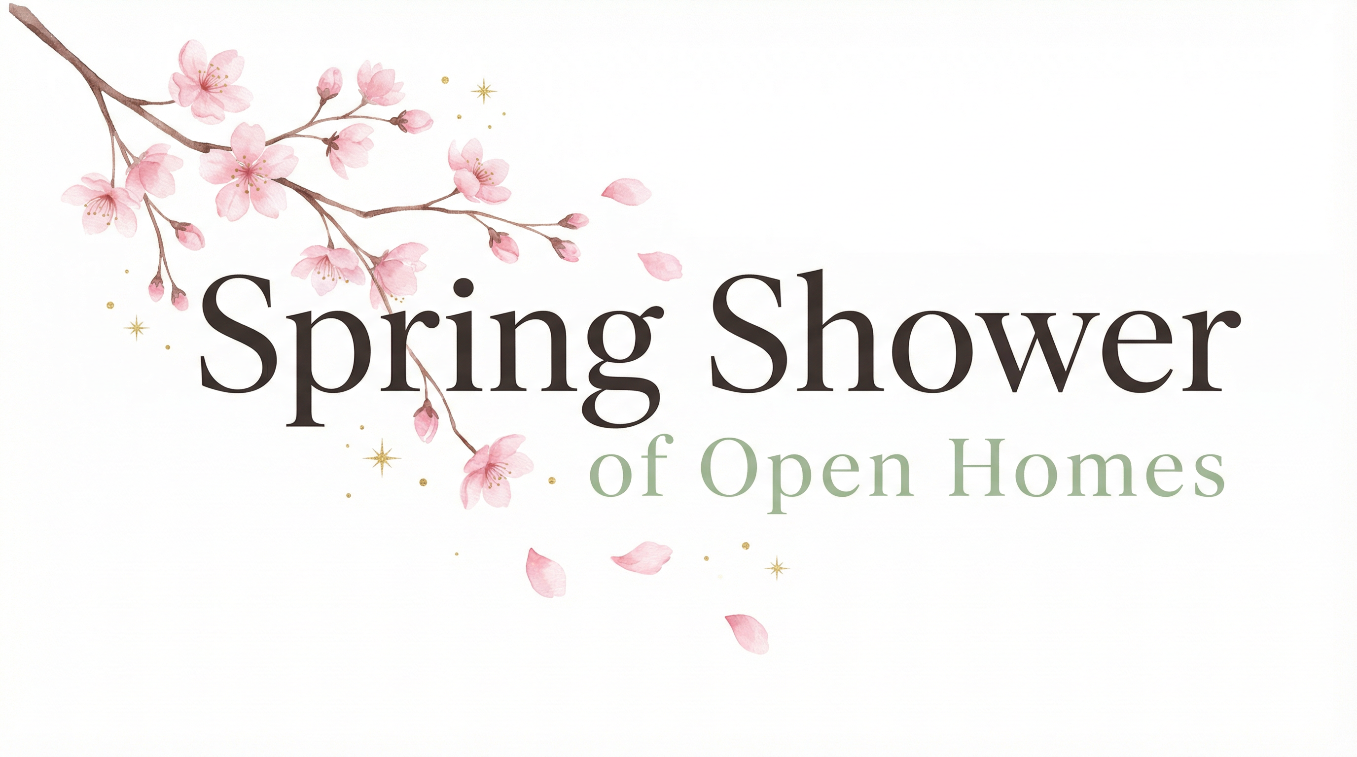 Spring Shower of Open Homes