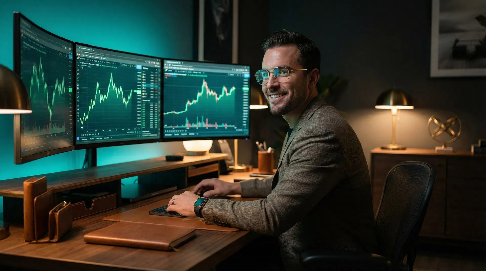 Trader using Coinvexra