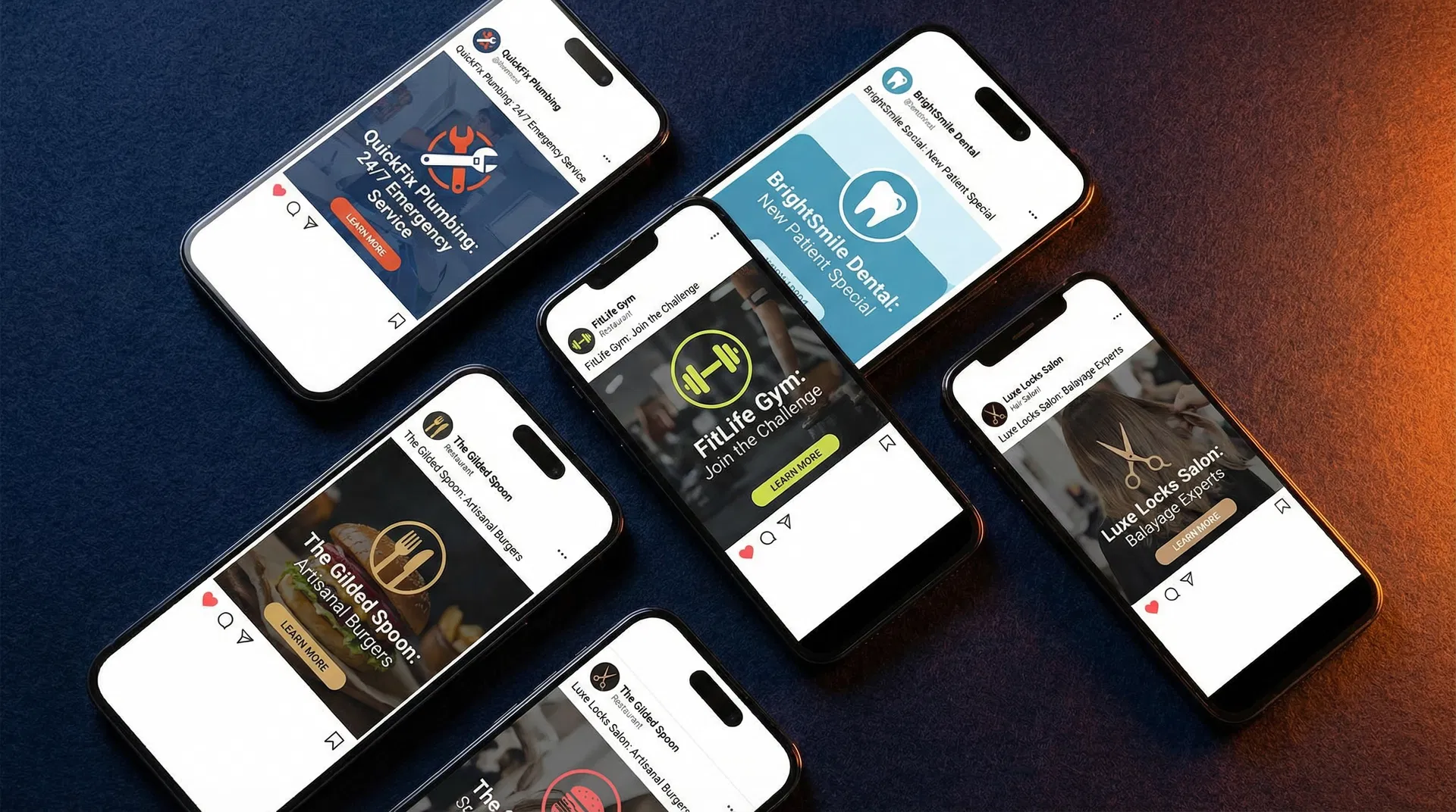 Branded posts for service businesses