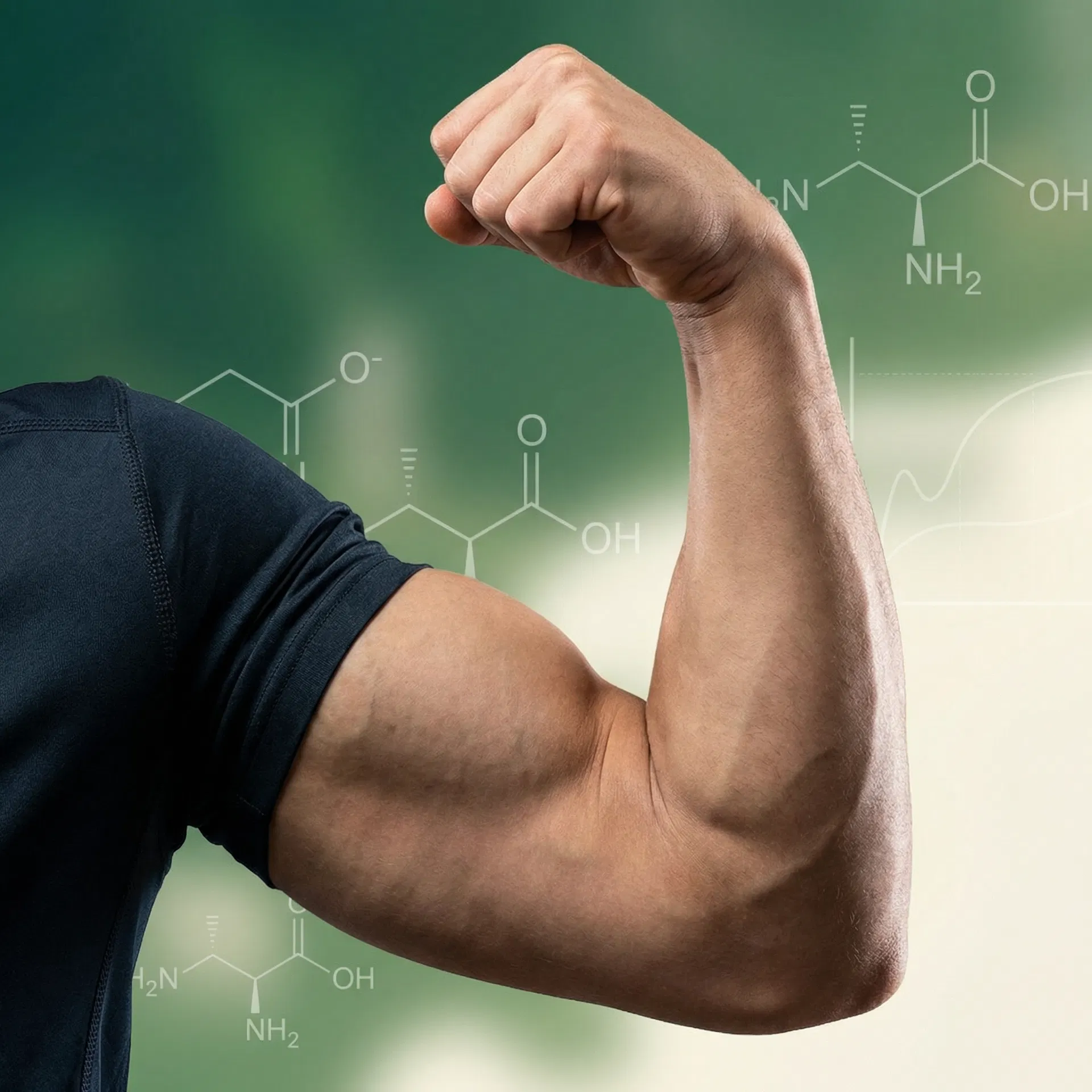 Muscle recovery with amino acids