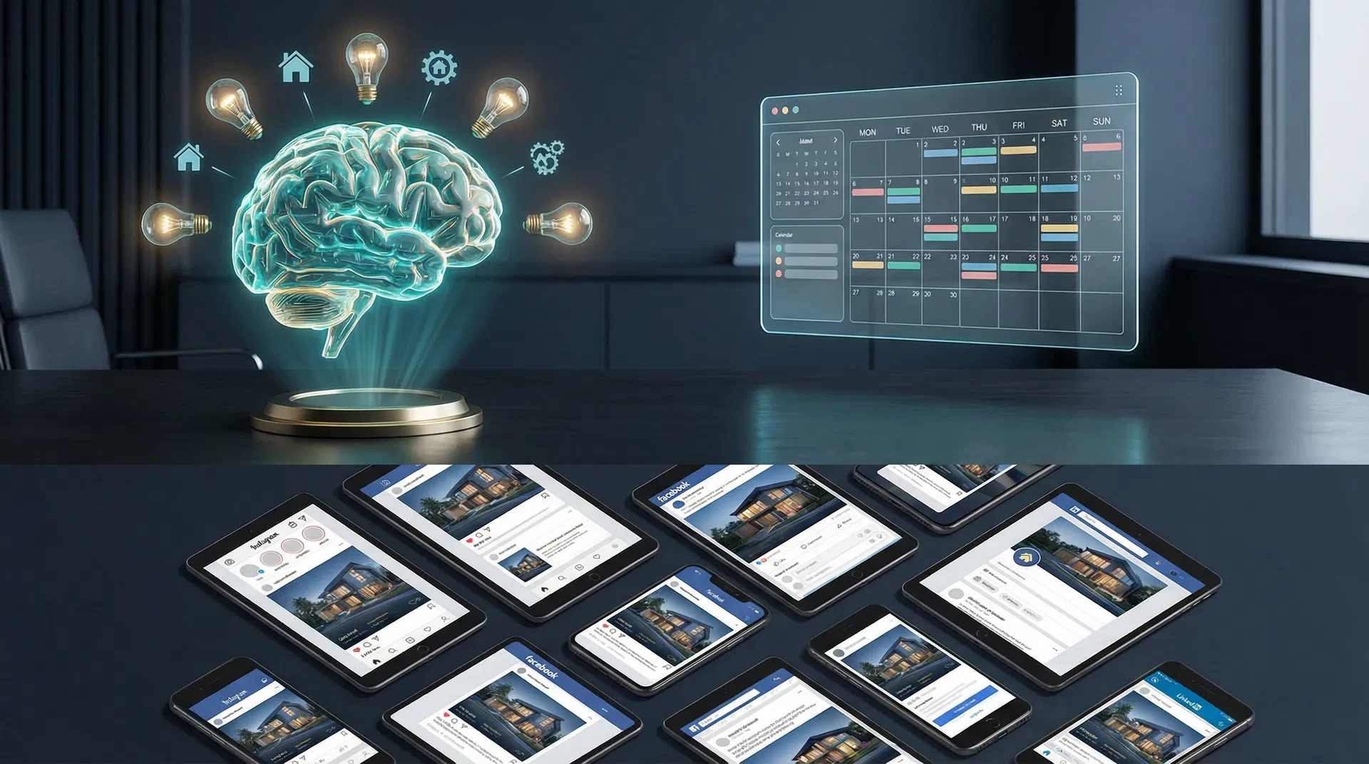 Never Run Out of Real Estate Social Media Ideas: AI Content Planning for Agents