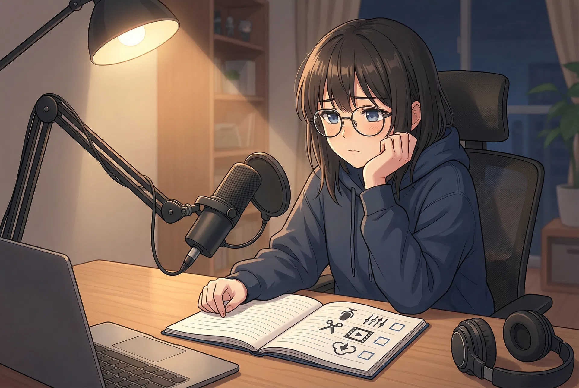 録音→提出→MIX→MV→投稿のフローを書き出して、一人じゃ無理だと気づく