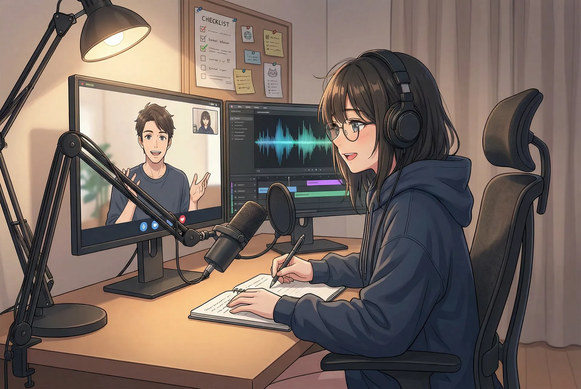 オンラインで講師と相談しながら安心してレッスンを受ける