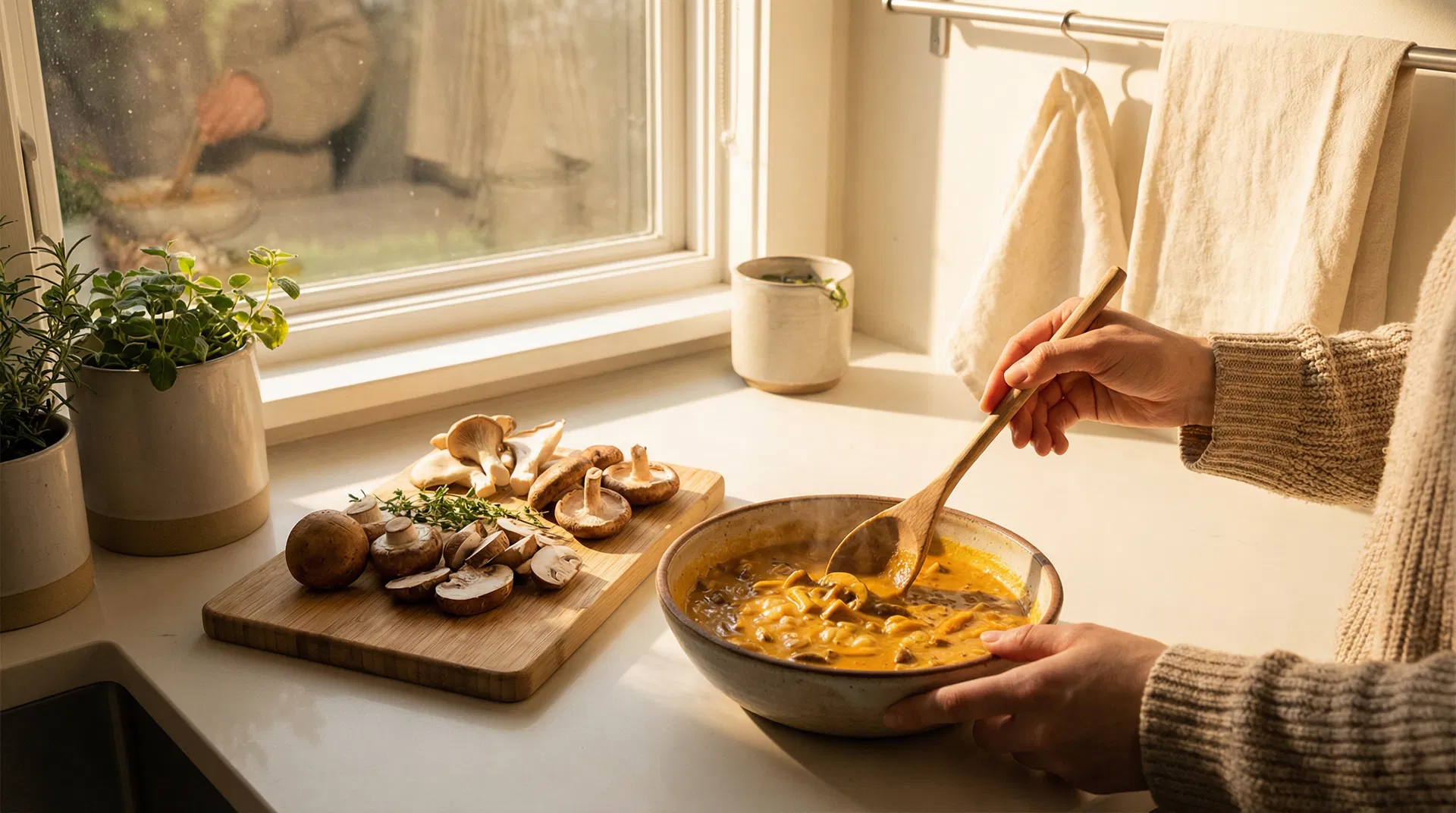 Cooking with Wishwill mushroom products