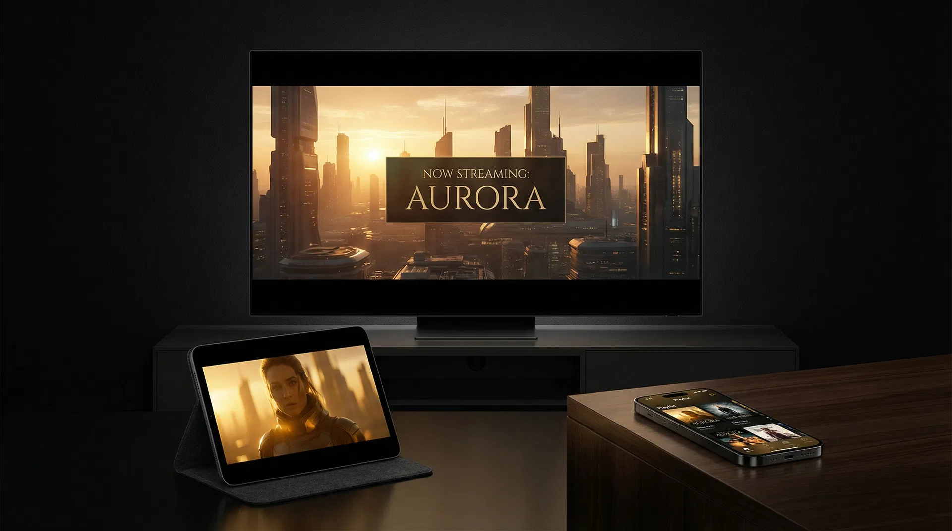 NCMG Studios streaming across TV, tablet, and mobile devices