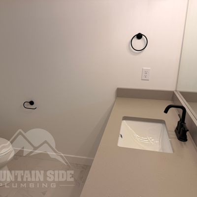 Bathrooms plumbing project