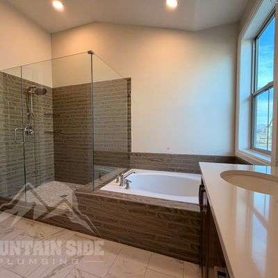 Bathrooms plumbing project