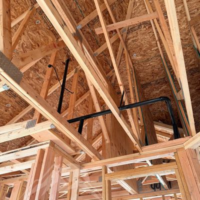 New Construction plumbing project