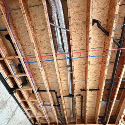 New Construction plumbing project