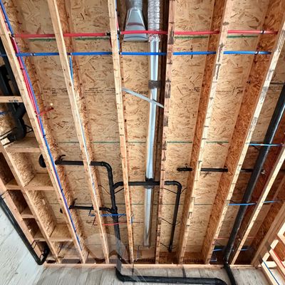 New Construction plumbing project
