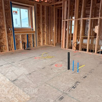 New Construction plumbing project
