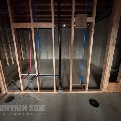 New Construction plumbing project