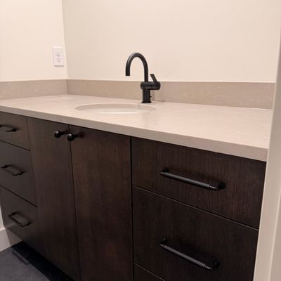 Bathrooms plumbing project