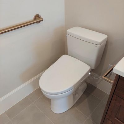 Bathrooms plumbing project