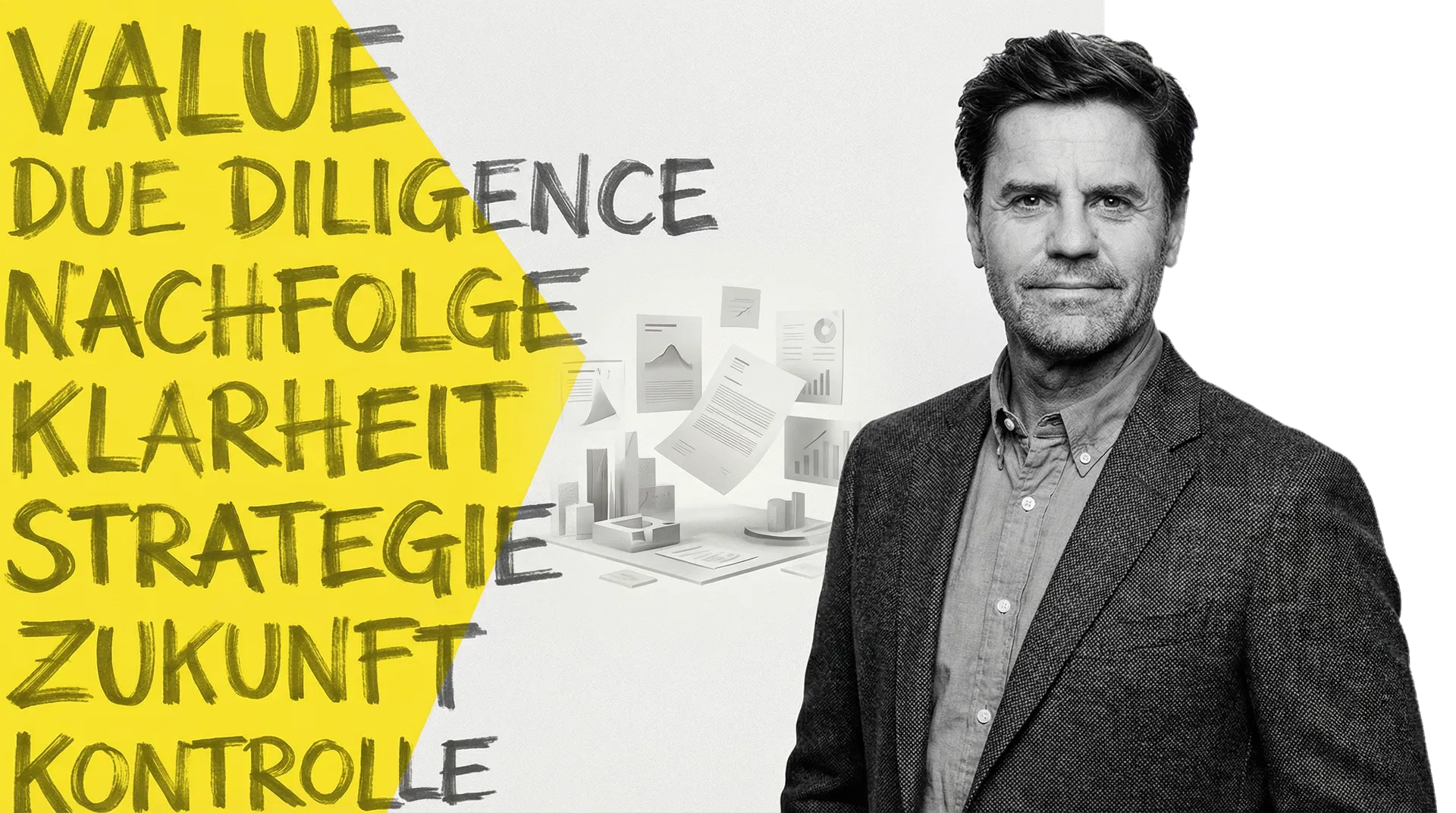 Editoriales Hero-Bild für M&A und Controlling Beratung