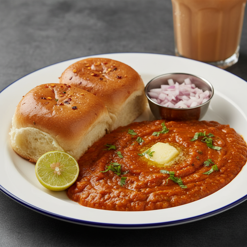 Pav Bhaji (2 pavs)