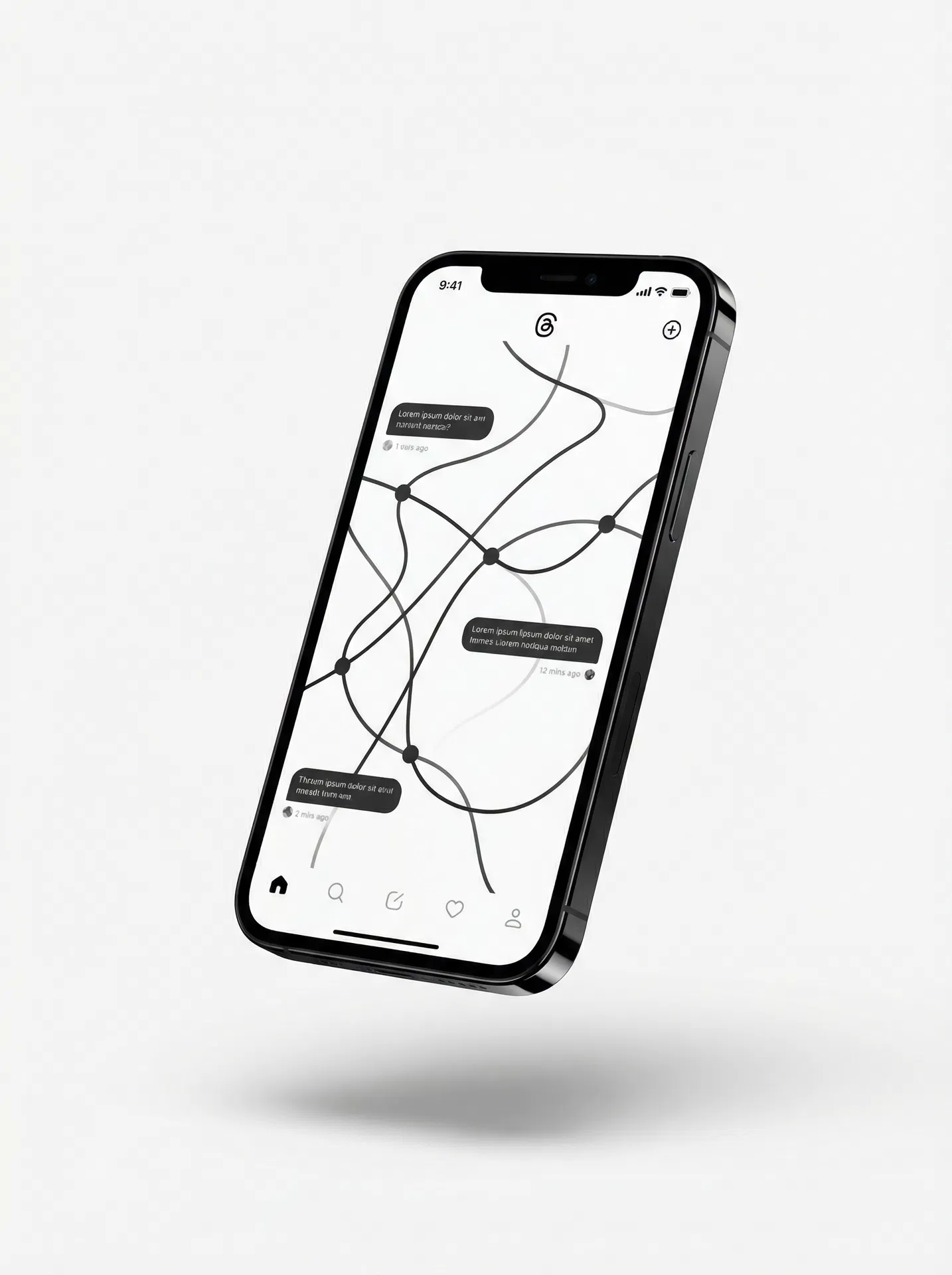 스레드 앱 목업