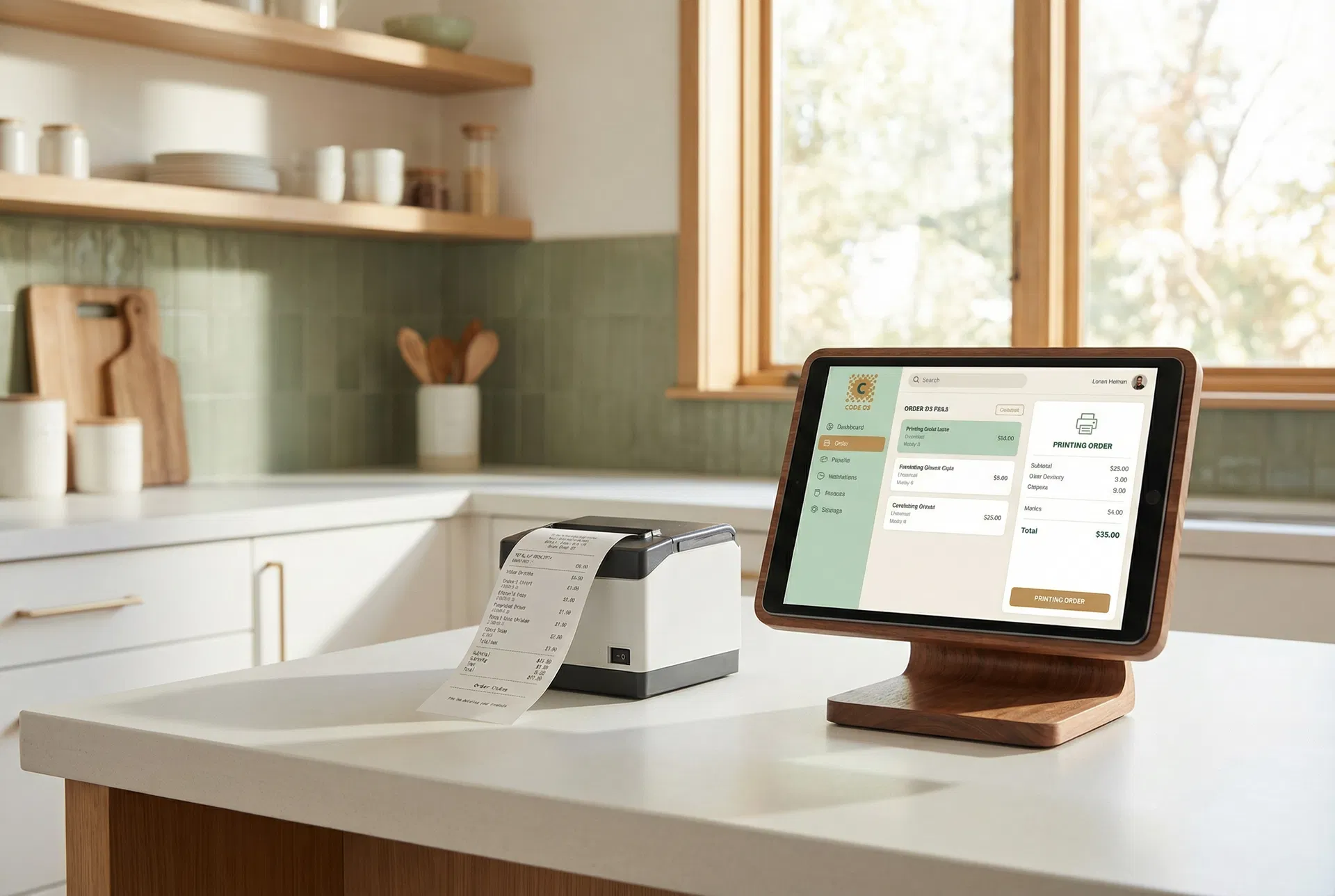 廚房自動接單列印