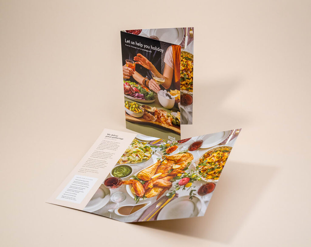Brochure - Half fold style