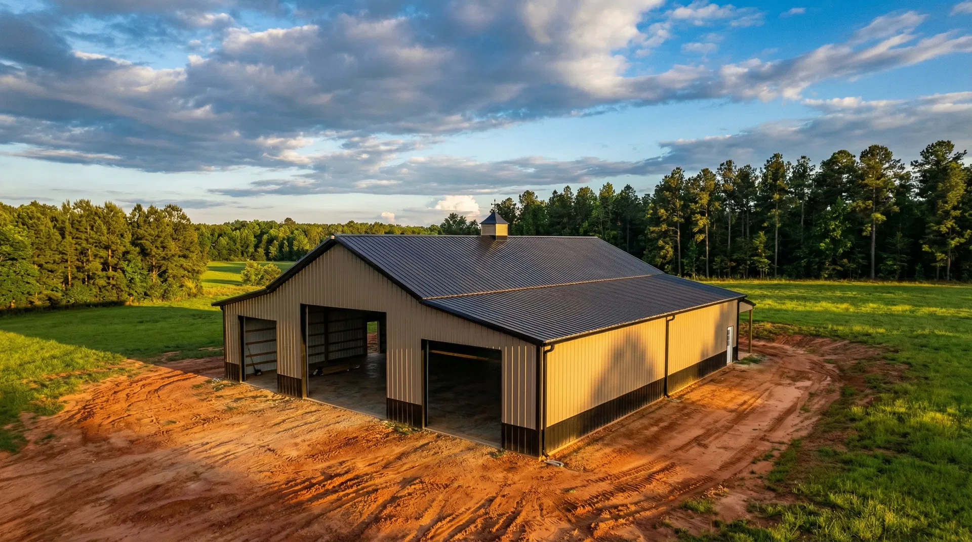 Custom pole barn in South Carolina