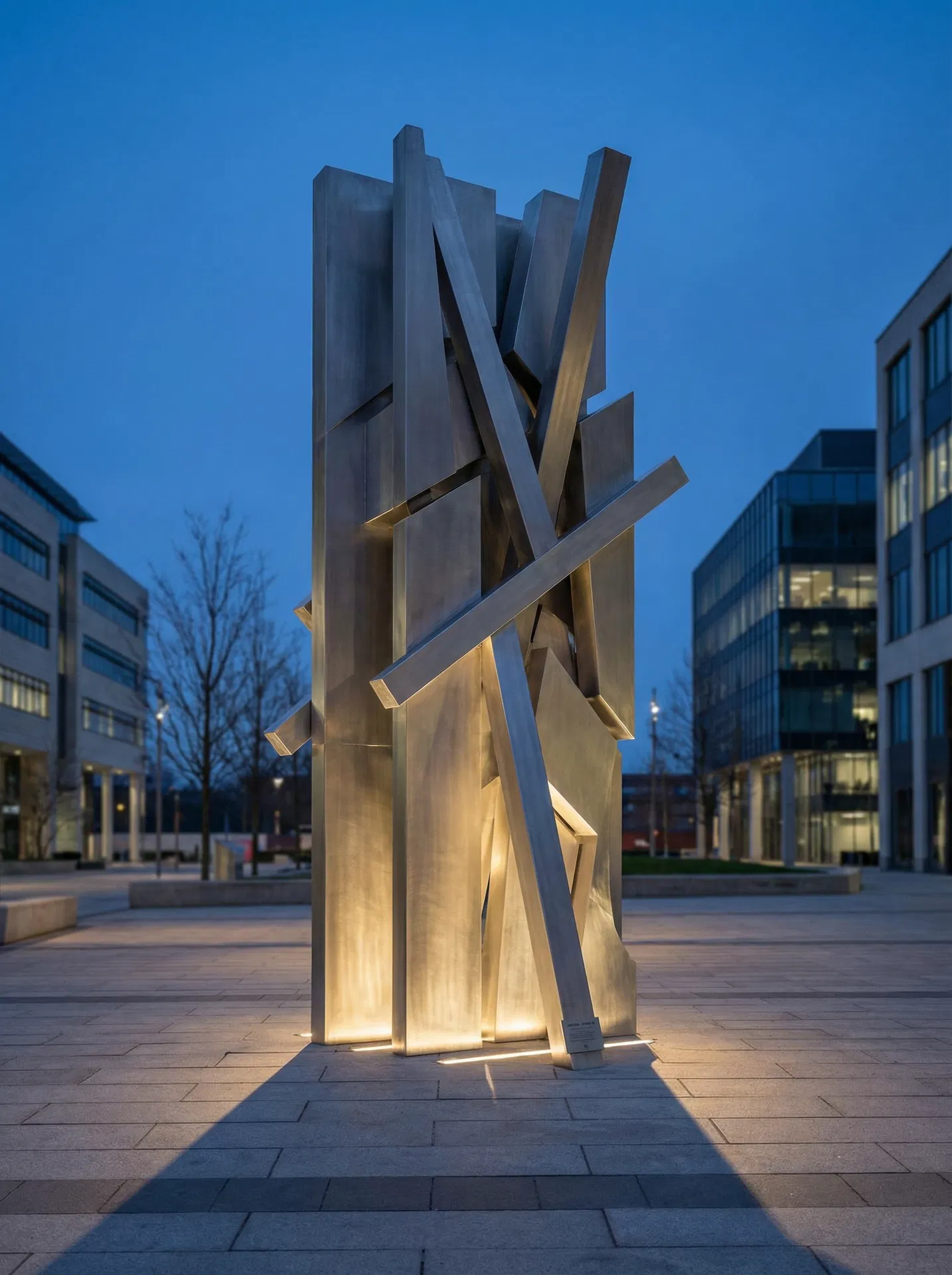 Abstract Steel Monolith