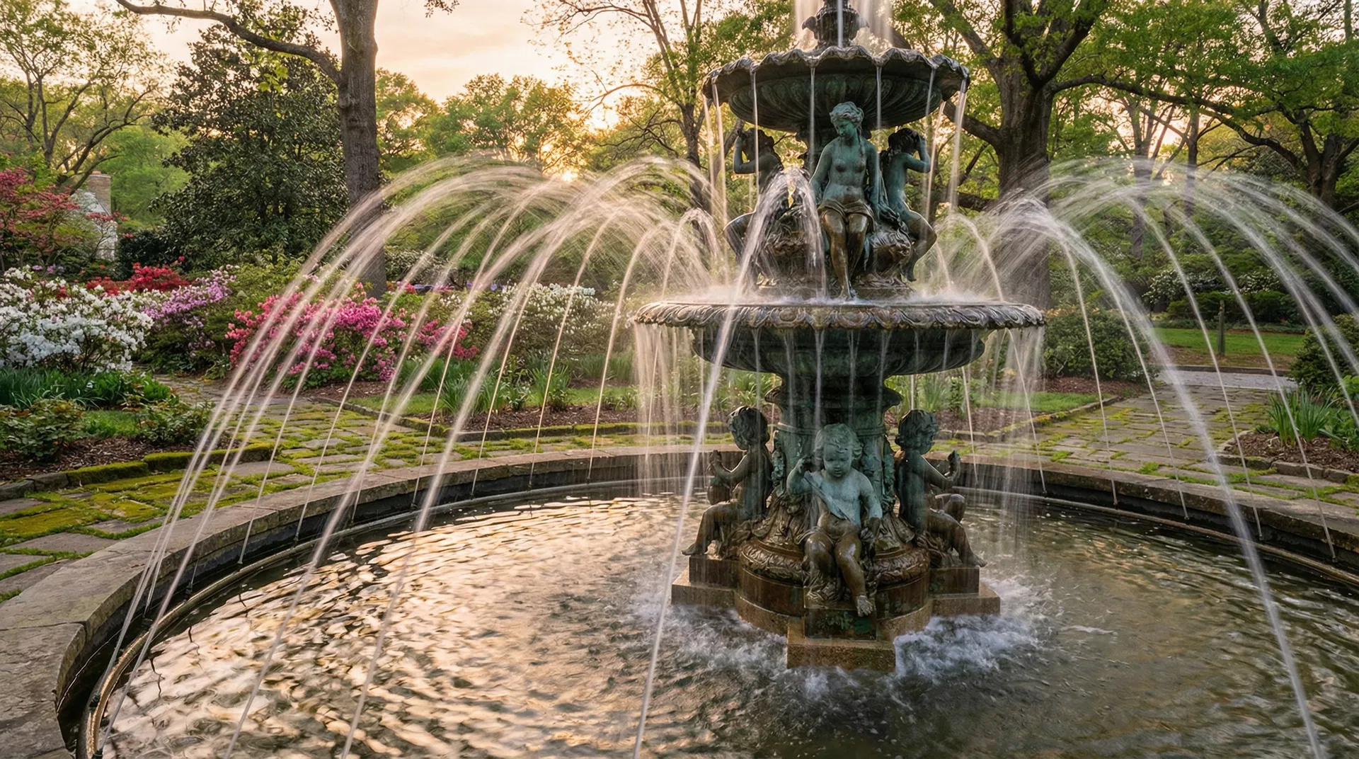 Bronze Fountain Sculpture