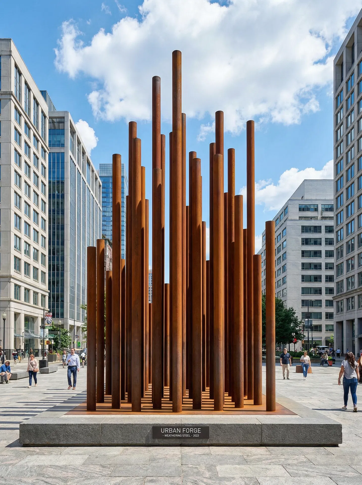 City Skyline - Steel