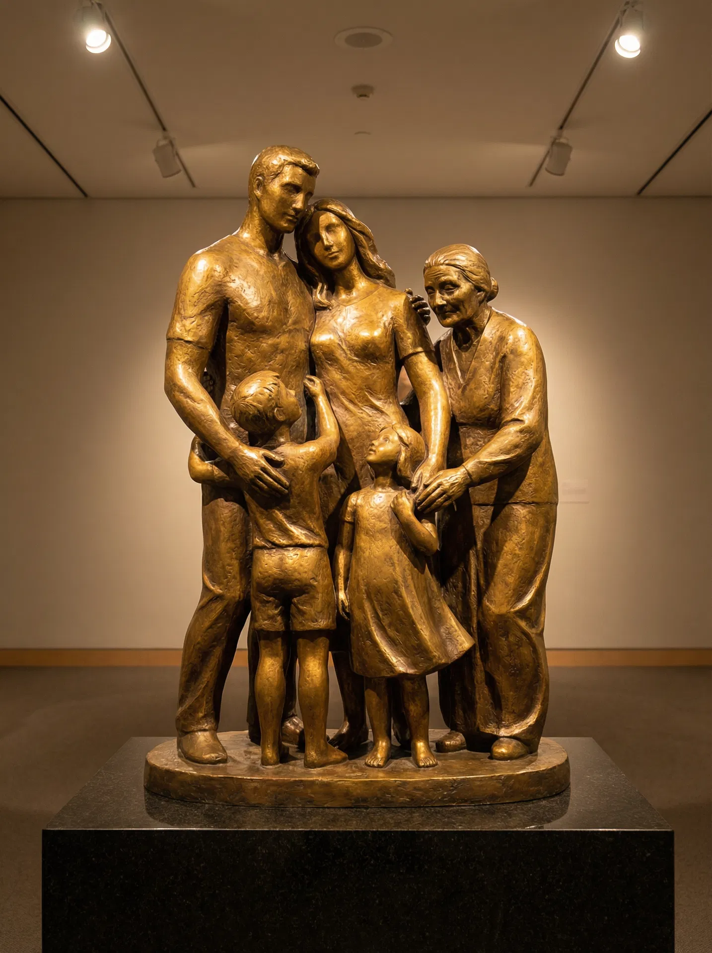 Custom Family Portrait Bronze
