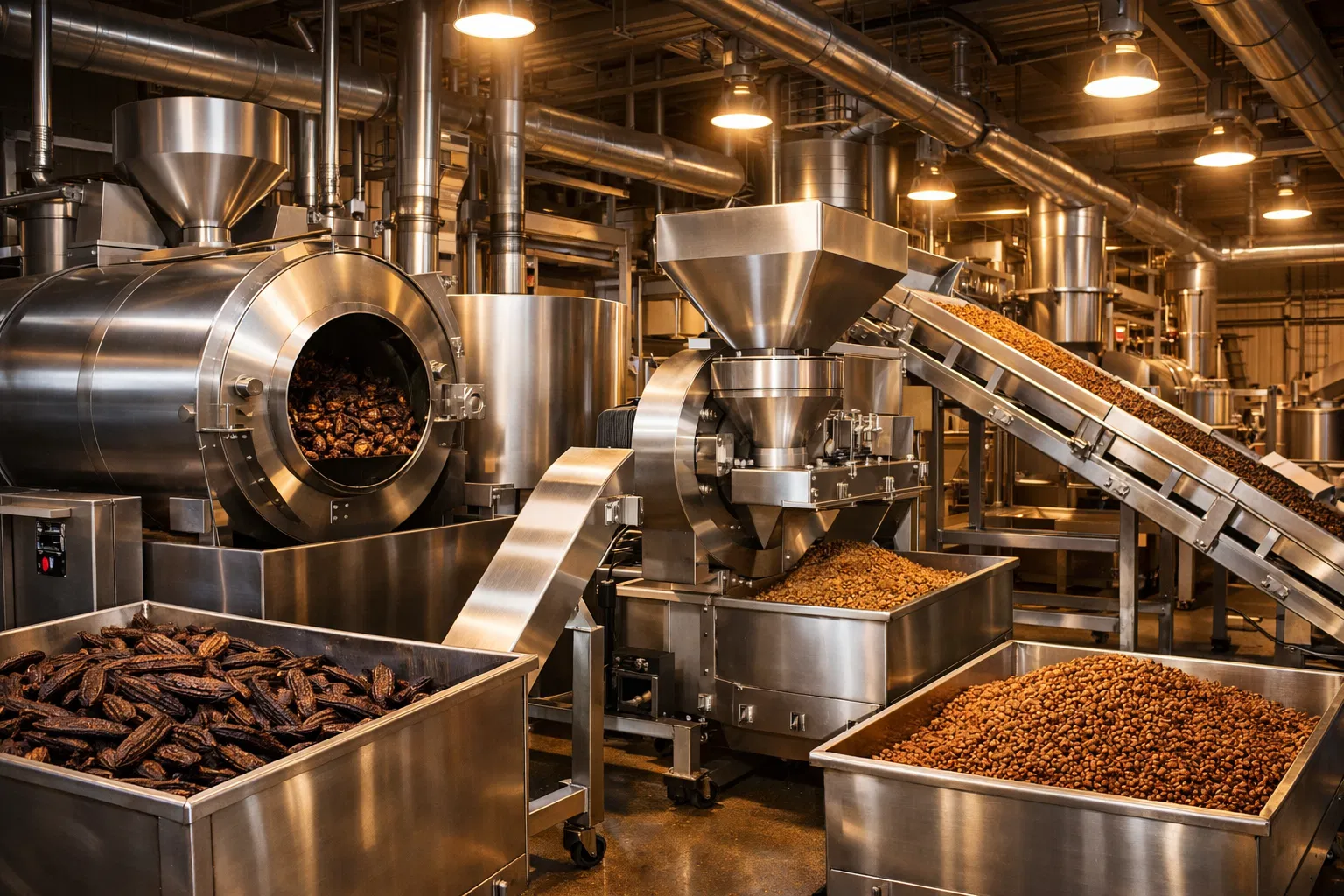Carob processing facility