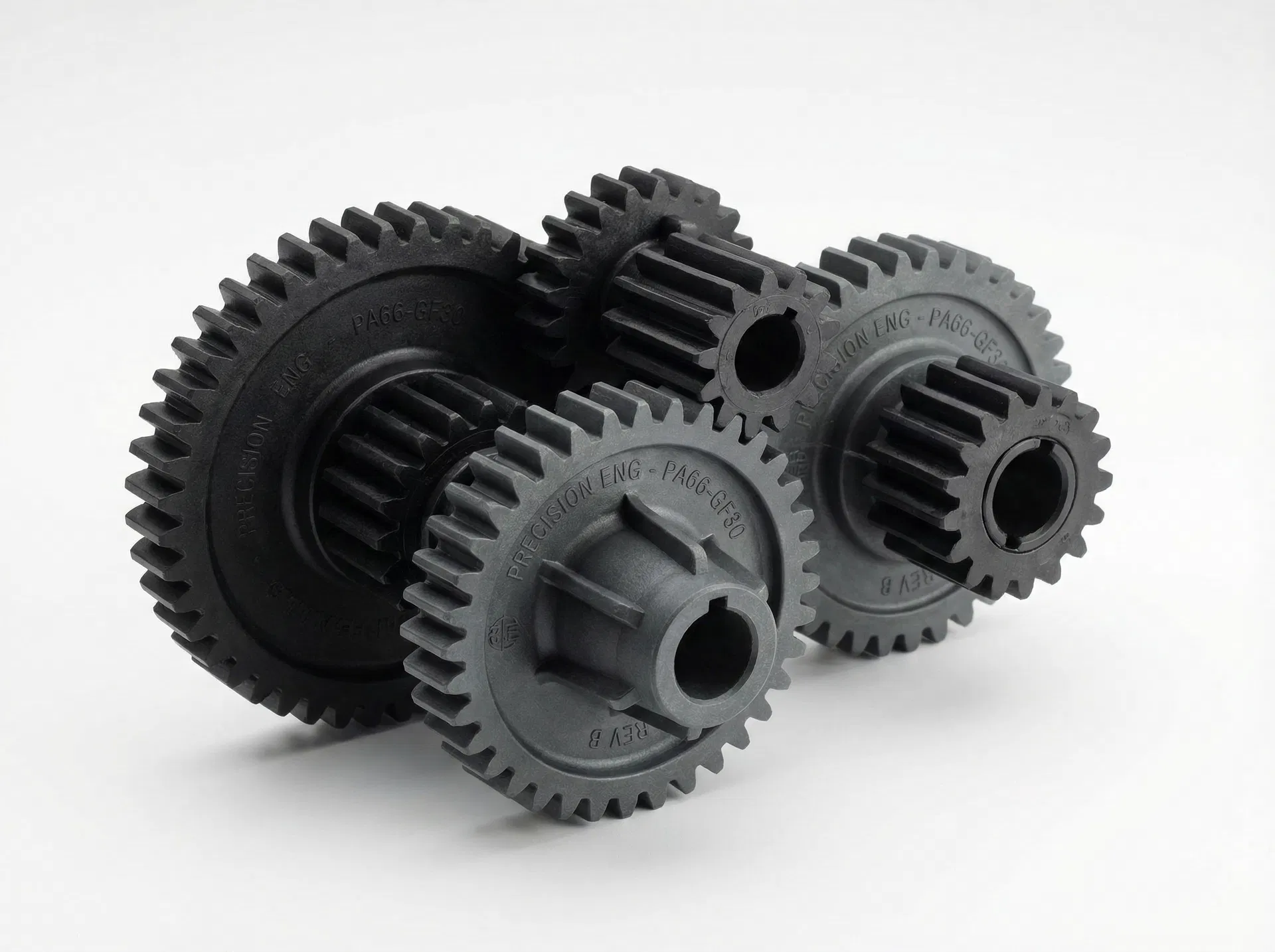 Mechanical Gear Assemblies — injection moulding part design by Birkett CAD Services