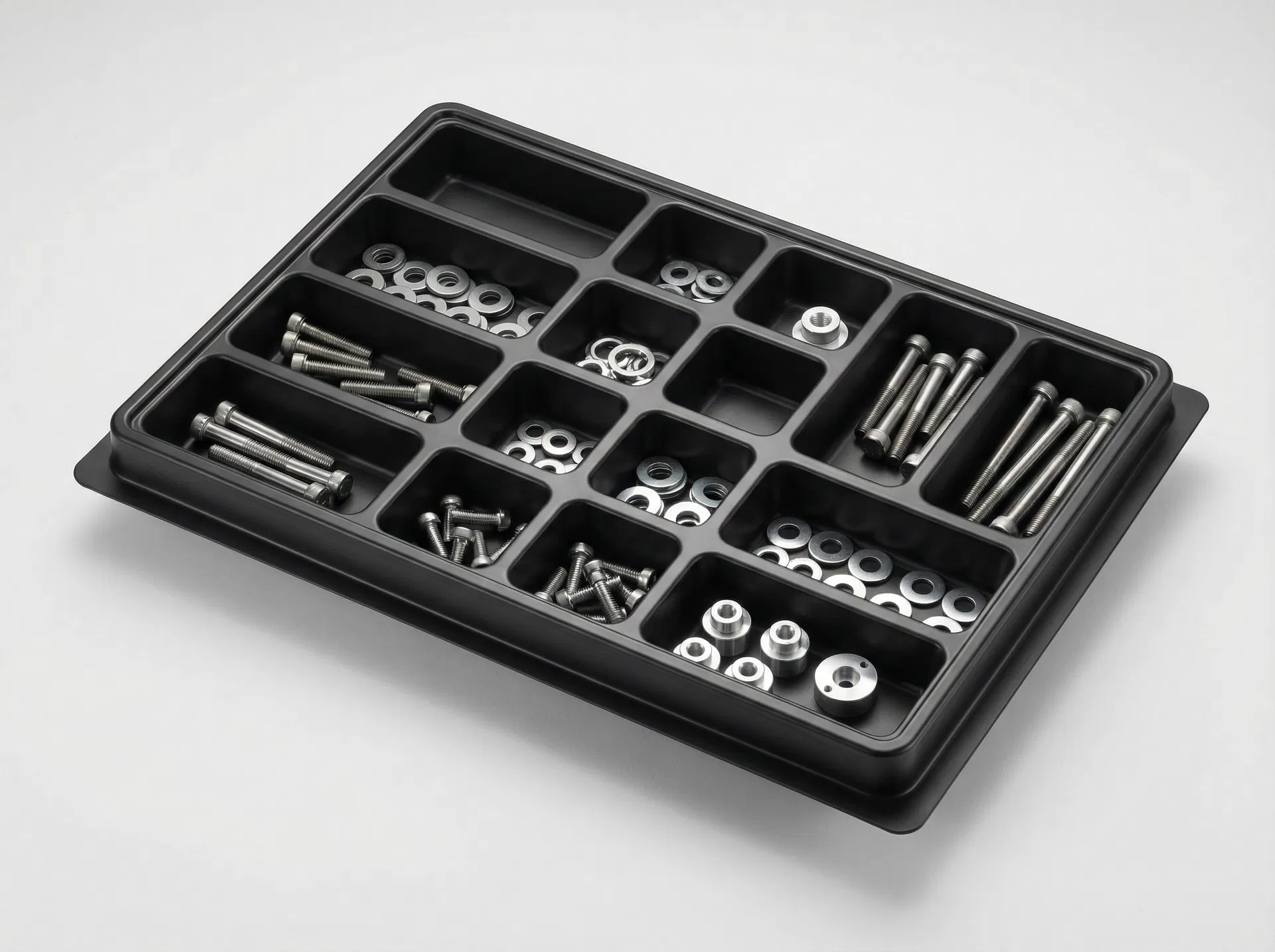 Thermoformed industrial trays designed by Birkett CAD Services