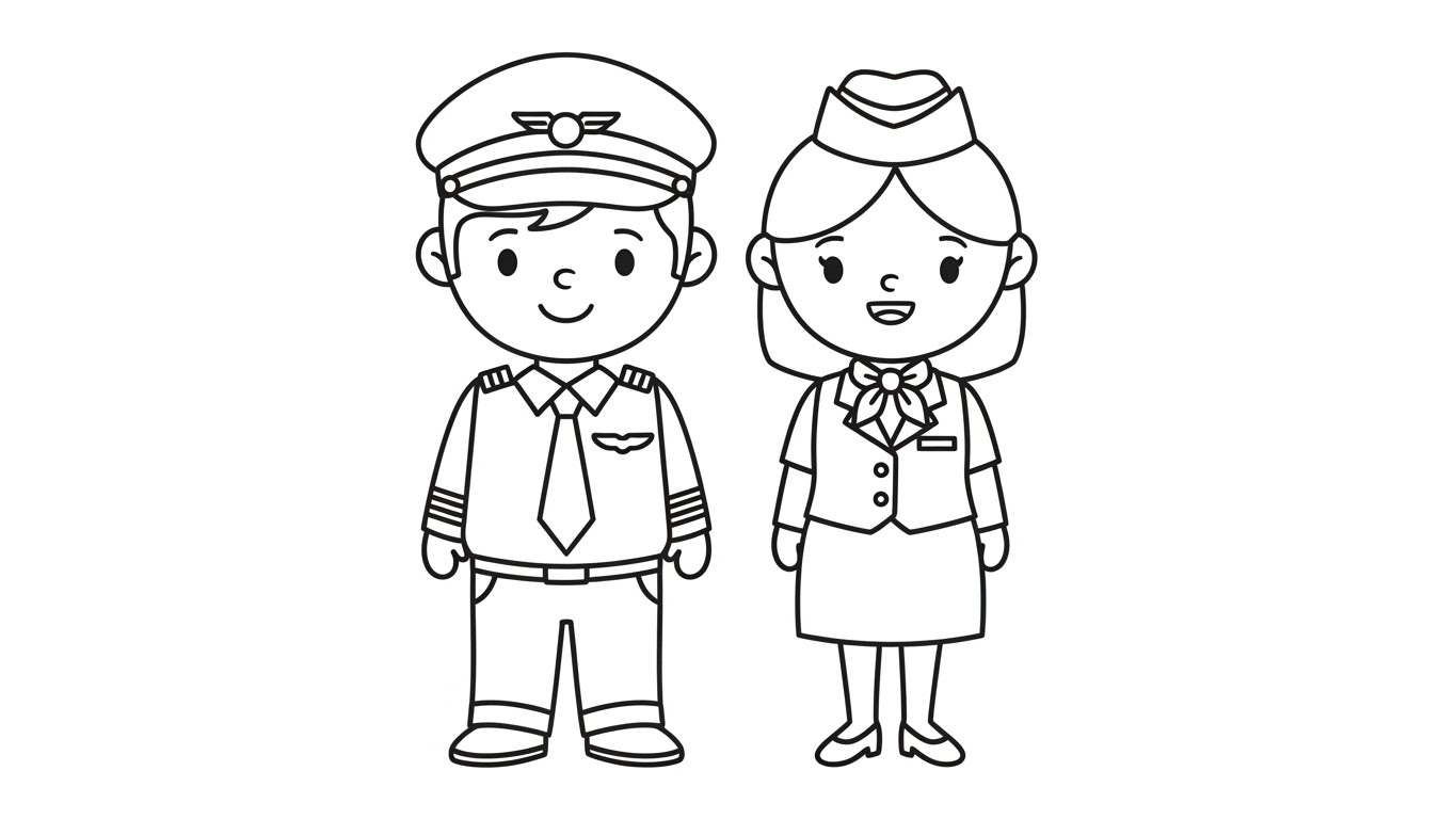 Pilot Und Stewardess