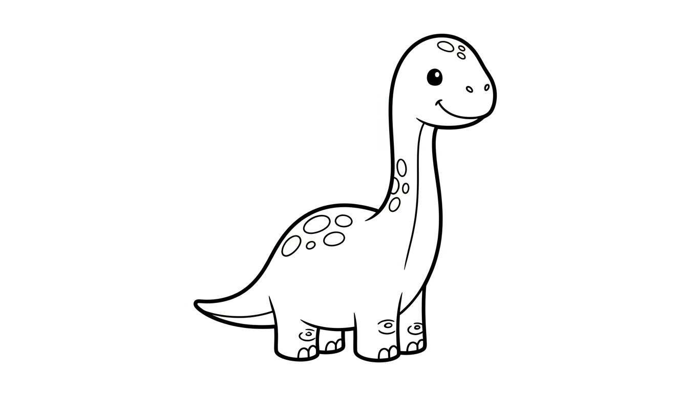 Ein junger Dinosaurier