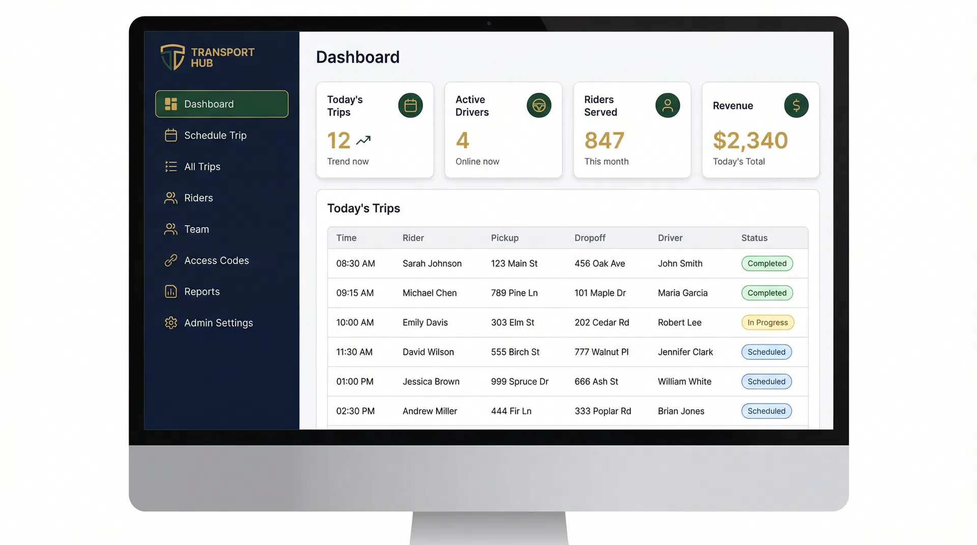 Rydeworks Dispatch Center