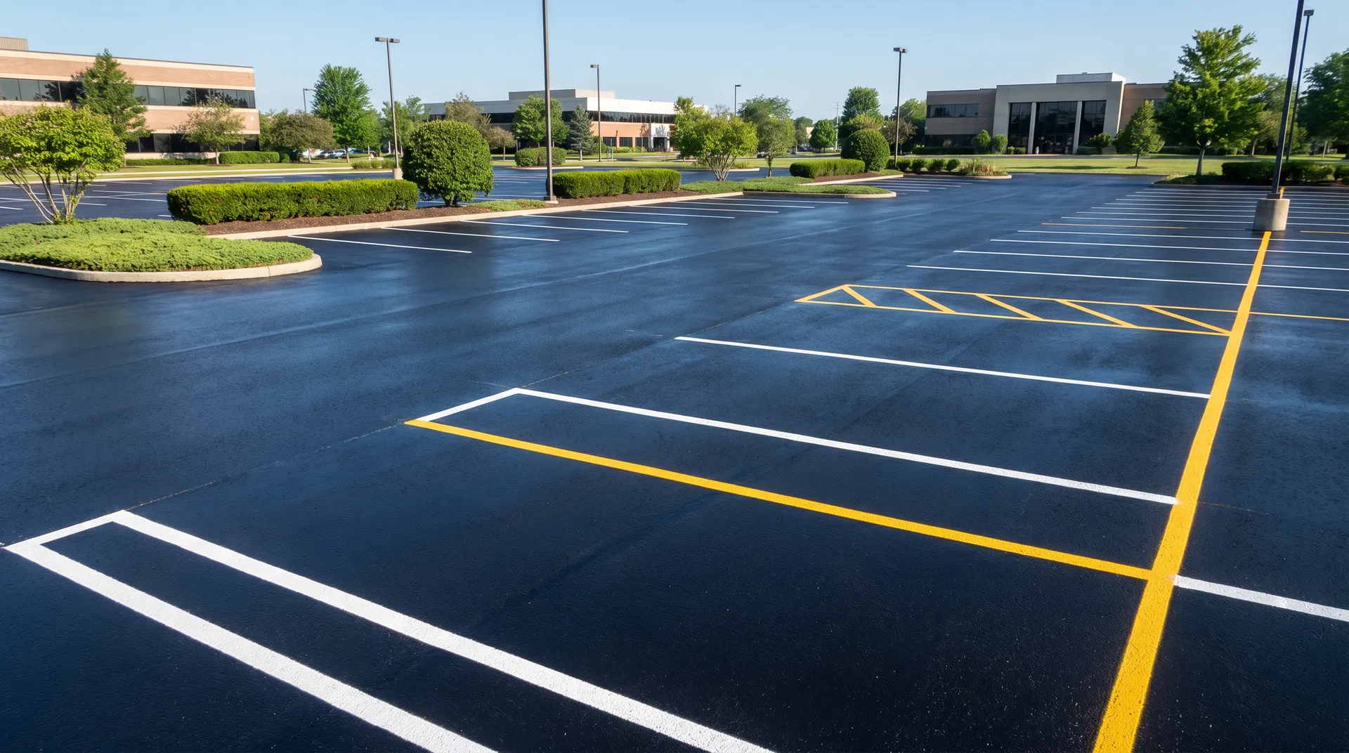 Parking Lot Restoration after