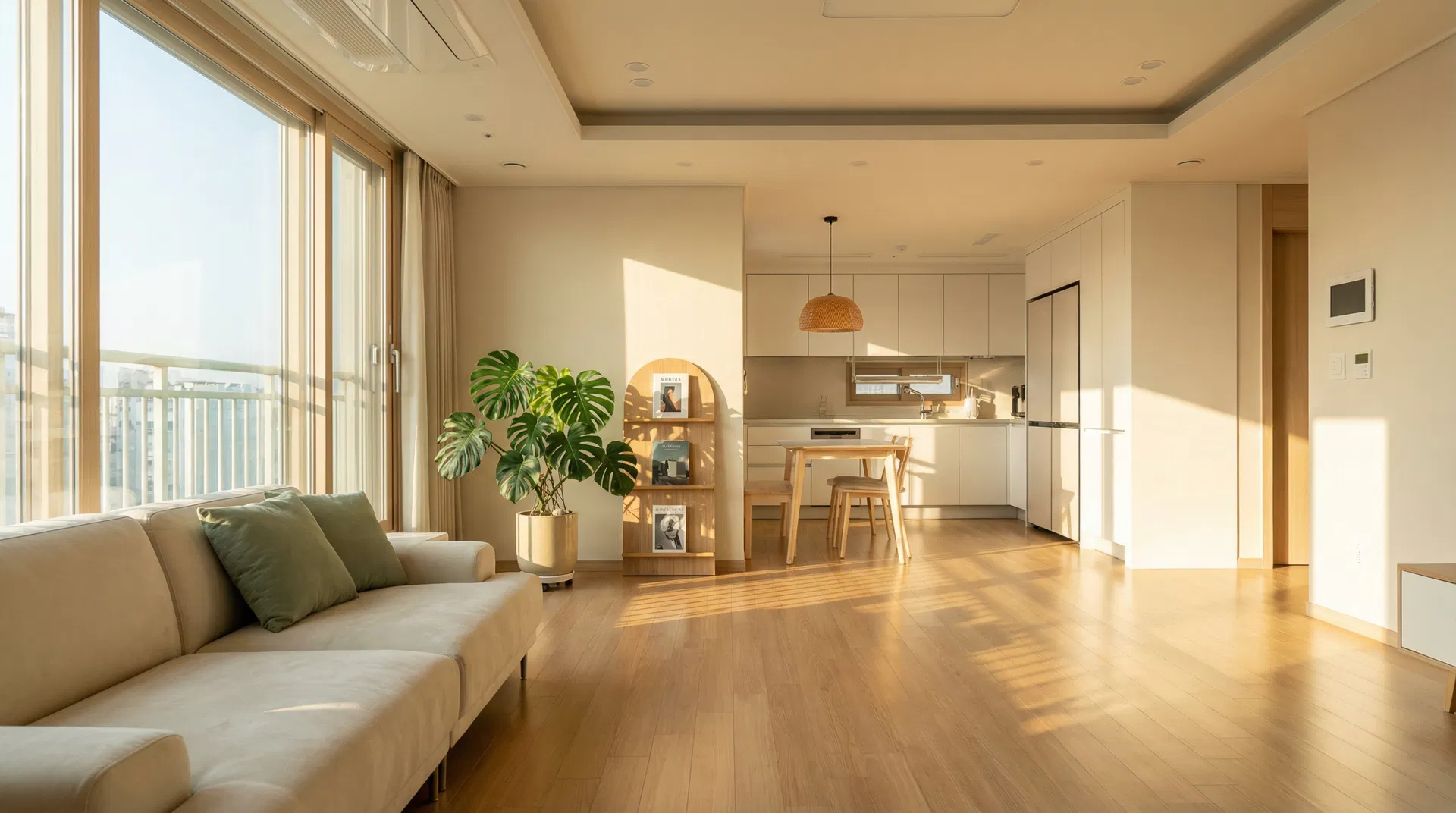 깨끗한 아파트 인테리어