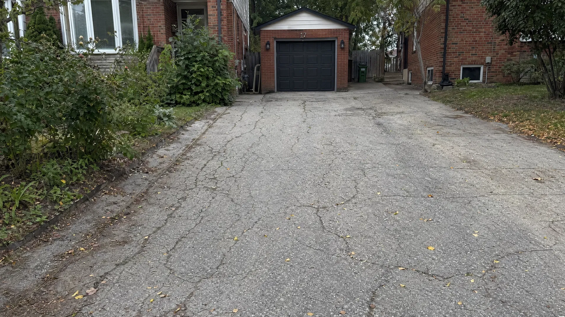 Stamped Concrete Driveway - Before