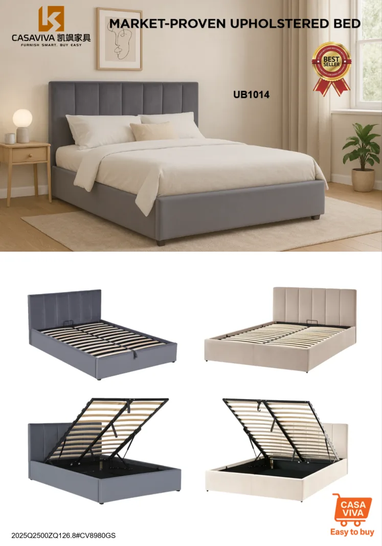 Gas Lift Upholstered bed