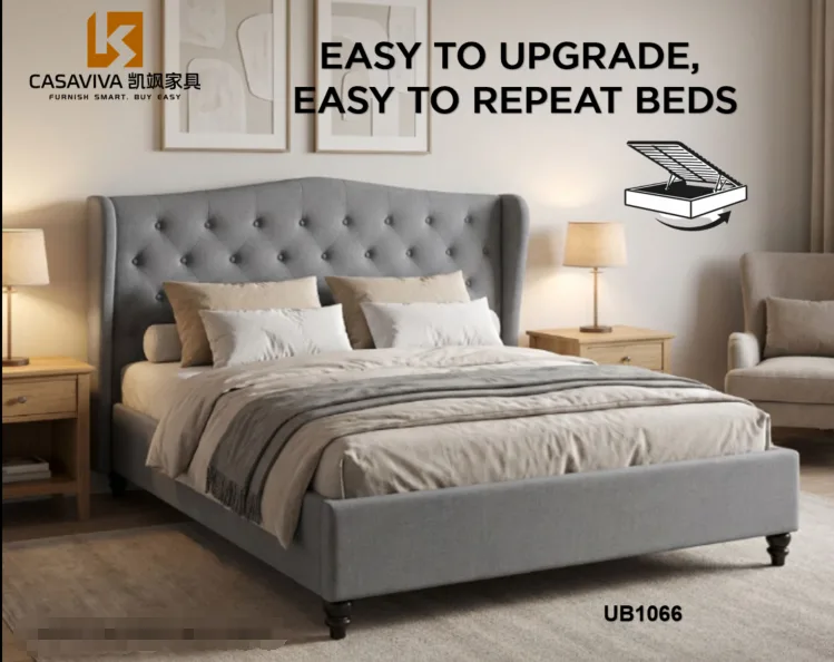 Gas Lift Upholstered Bed